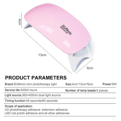 Mini Nail Dryer Machine Portable