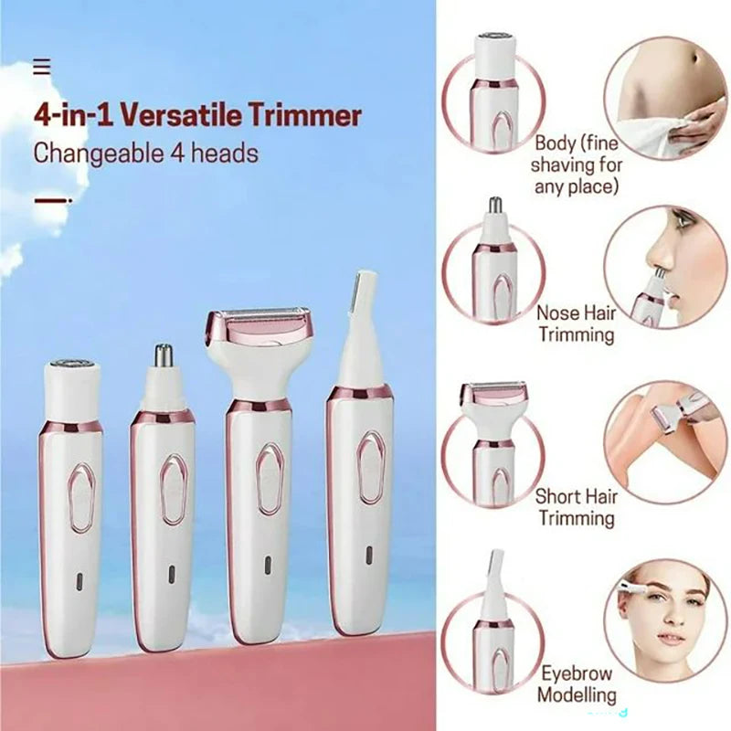 Electric Hair Removal Device Four in One