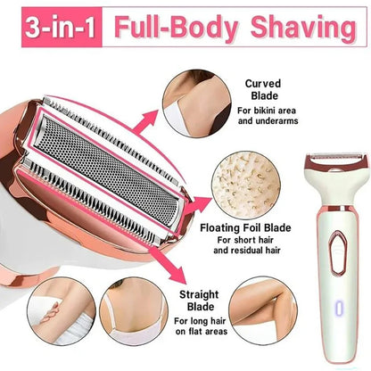 Electric Hair Removal Device Four in One