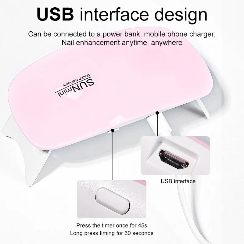 Mini Nail Dryer Machine Portable