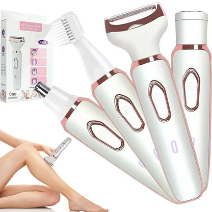 Electric Hair Removal Device Four in One